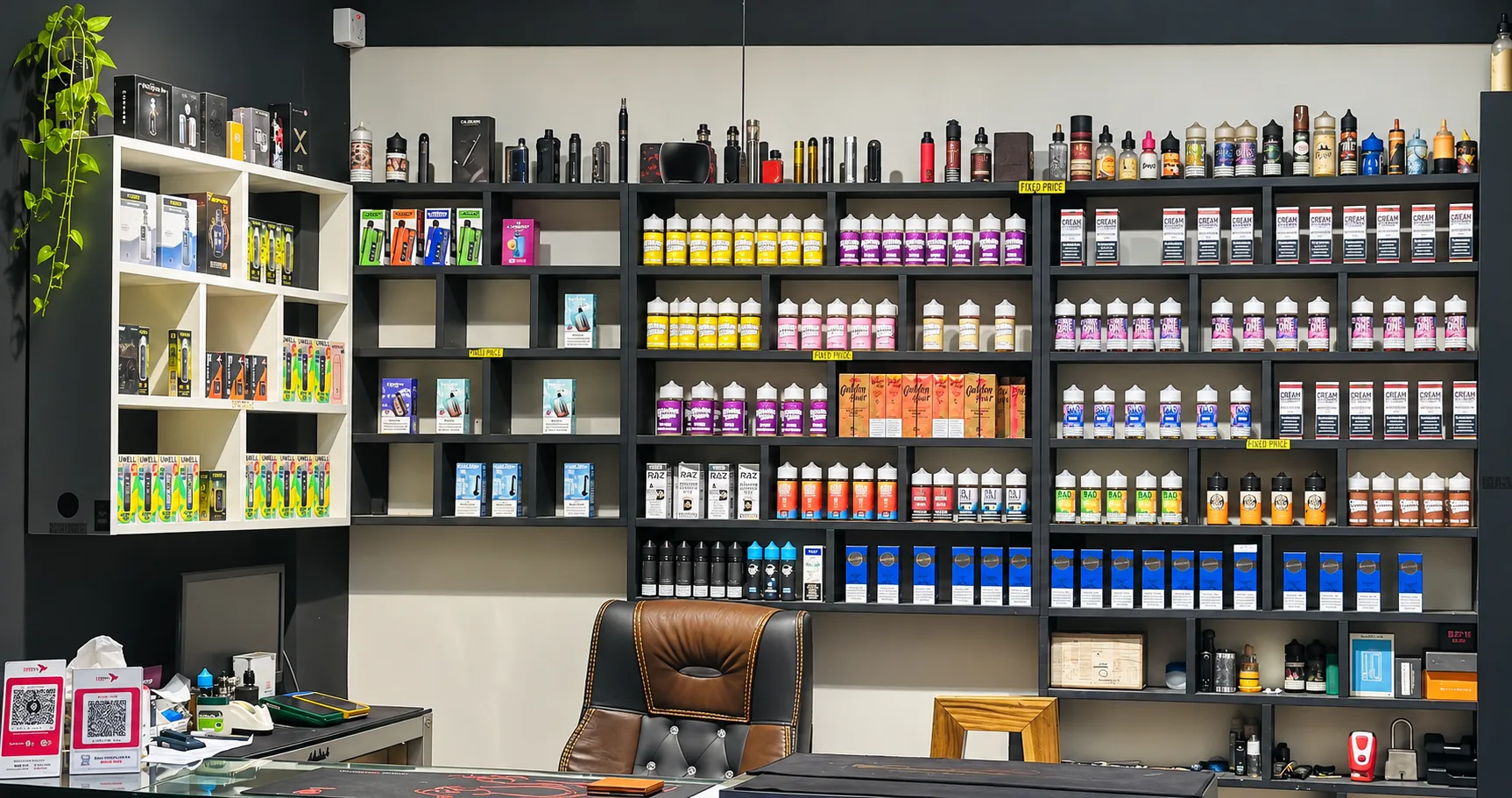 The counter